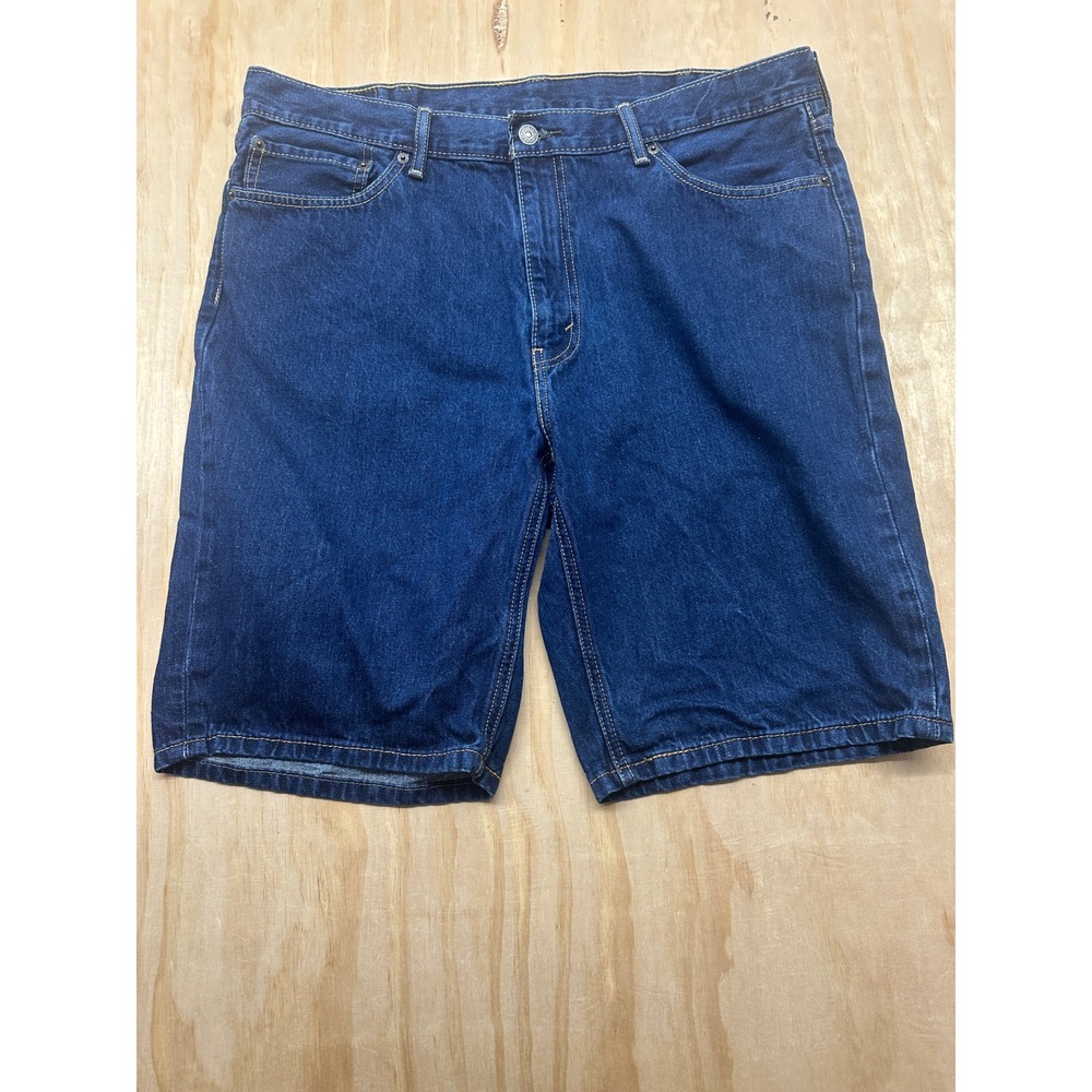Levis 541 Athletic Taper Denim Shorts Mens 38 Blue Dark Wash Casual 23778-0001